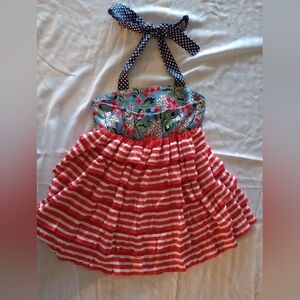 NWOT Boutique Shirt Girls Size 4 Toddler Girl Halter Top Size 4 Red Floral